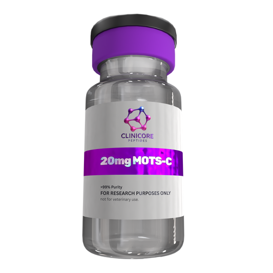 MOTS-C 20mg – Research Peptide Vial | CLINICORE Peptides