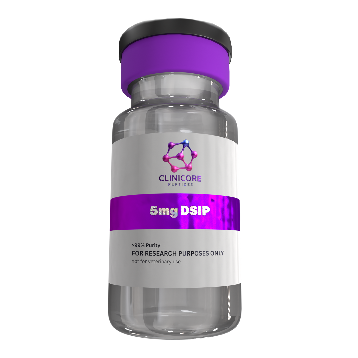DSIP 5mg – Research Peptide Vial | CLINICORE Peptides