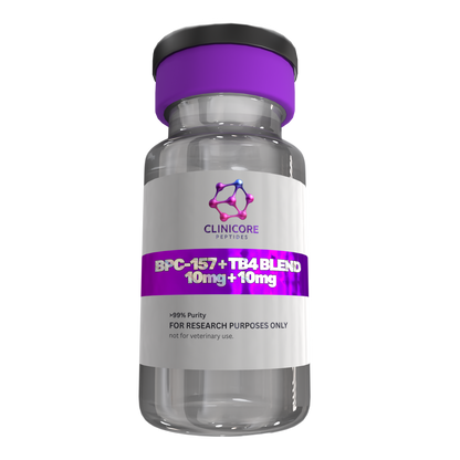 BPC-157 / TB4 10mg + 10mg – Research Peptide Complex | CLINICORE Peptides