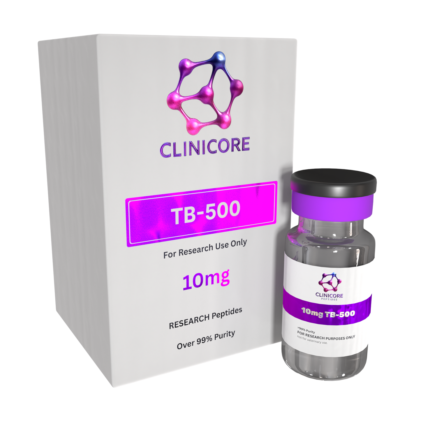 TB-500 10mg – Research Peptide Vial | CLINICORE Peptides